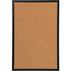 Black Frame Cork Pin Board 60x40cm