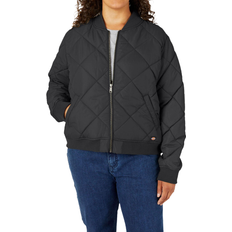 Dickies Women's Quilted Bomber Jacket Plus Size - Black