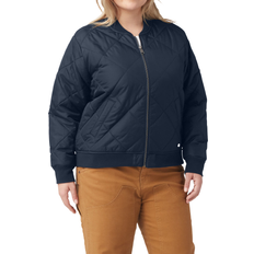 Dickies Bomber Jackets Dickies Women's Quilted Bomber Jacket Plus Size - Dark Navy