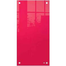 Røde Glasstavler Nobo Glass Whiteboard Panel 300 x 600mm, red