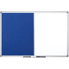 Maya Combination Blue Felt/Magnetic Whiteboard Aluminium Frame