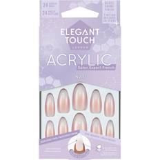 Elegant Touch French Acrylic Nails #1 Stiletto 24-pack