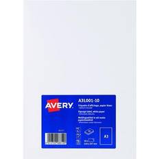 A3 label Avery Labels Standard Removable A3 White [Pack 10] A3L001-10