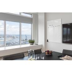 Magnetiske Glastavler Naga glastavle magnetisk Pure White 150x120cm