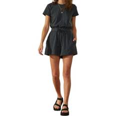 UpWest T-shirt Romper - Soot