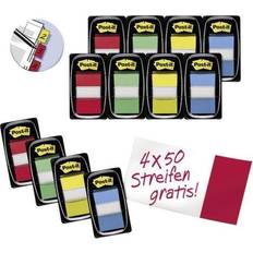 Rouge Calendriers et Blocs-notes 3M Bandes Adhésives 680-P12 Rouge/Bleu/Vert/Jaune