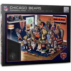 Jigsaw Puzzles YouTheFan NFL Chicago Bears Purebred Fans Puzzle-A Real Nailbiter (500-Piece)