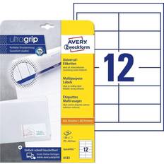 Inkjet papir Avery 6123, Hvid, A4, Papir, Laser/inkjet, Permanent, FSC Mix Credit
