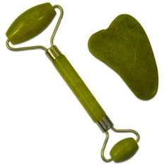 Green Gua Sha & Facial Massage Rollers Face Roller & Gua Sha