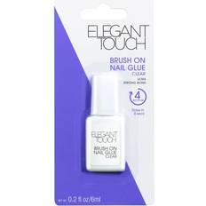 Colles à ongles Elegant Touch Brush On Nail Glue-Clear 6ml