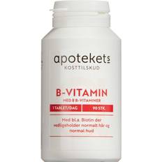 Bvitaminer Apotekets b-vitaminer tabl Kosttilskud 90 stk