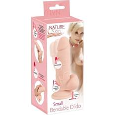 Naturdildo Small Bendable Dildo 17 cm mit Hoden, Eichel und Saugfuß