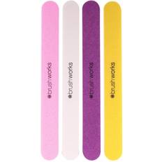 Brushworks Coloured Nail Files 4 Pack