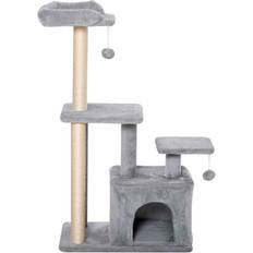 Pawhut Cat Tree Tower for Indoor Cats 114cm