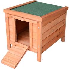 Pawhut Wooden Rabbit Hutch Outdoor