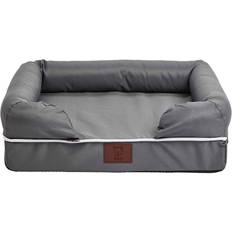 Pets (Grey, Small) Cosy Couch Mattress Dog Bed Bed