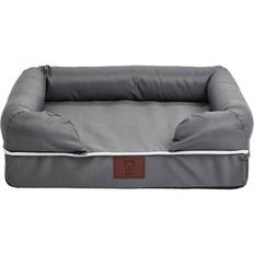 Bunty (Grey, Small) Cosy Couch Mattress Dog Bed Bed