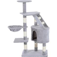 Pawhut Pets Pawhut Cat Tree Kitten Scratching Post 125cm