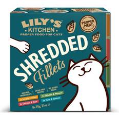 Cat Shredded Fillets Multipack, 8 70g