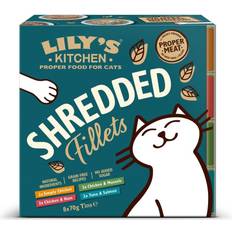 Lily's kitchen Kæledyr Lily's kitchen Cat Shredded Fillets Multipack, 8 70g