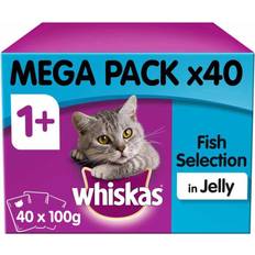 Whiskas 1+ Fish Selection in Jelly 40x100g
