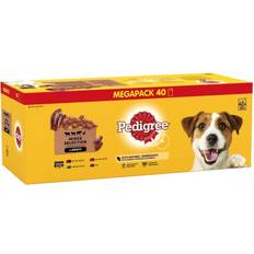 Pedigree Husdjur Pedigree Adult Wet Dog Food Pouches Gravy Mega Pack