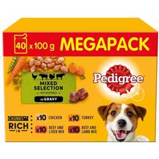 Pedigree Hundfoder Husdjur Pedigree Mixed Selection in Gravy 40x100g