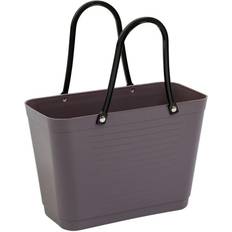 Purple Totes & Shopping Bags Hinza Shopping Bag Small (Green Plastic) - Plum