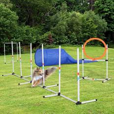 Pets Pawhut 5-Piece Suit Agility Set for Dog Training Exercise Obedience Rehabilitation