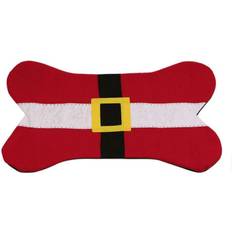 Dog Bone Pet Bed Sleep Rest Mat Santa Belt