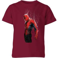 Marvel Spider-man Web Wrap Kids' T-Shirt Burgundy 11-12