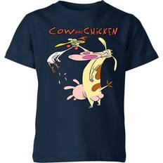 Original Hero Cow and Chicken Characters Kid's T-Shirt