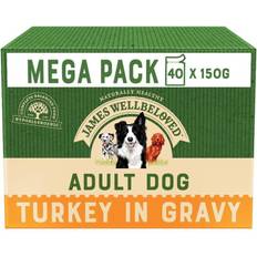 James Wellbeloved Adult Turkey in Gravy Pouch 40