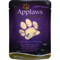 Applaws Natvoer Huisdieren Applaws 12 x 70 g Kip met Wilde Rijst