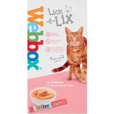 Webbox Cats Delight Lick-e-lix Cat Treats Salmon 5x15g