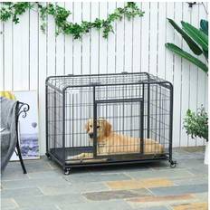 Pets PawHut Metal Dog Cage Kennel