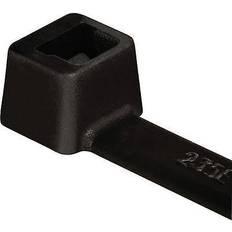 HellermannTyton 111-02360 T18I-W-BK-C1 Cable tie 140 mm 2.50 mm Black Weatherproof 100 pc(s)