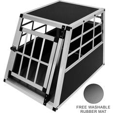 MonsterShop Cage Car Crate Dog Transport Aluminium Puppy