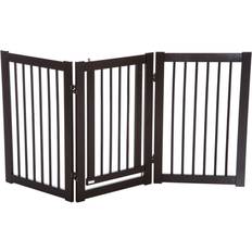 Pawhut 3-Panel Freestanding Dog Gate