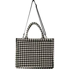 Tasker Pieces dame taske PCAMINA Bright White Black
