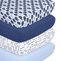 Sheets The Peanutshell Nautical Crib Sheet Set 4 Pack