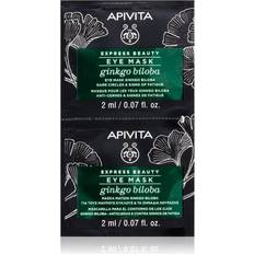 Apivita Express Beauty Ginkgo Biloba Maschera Occhi Occhiaie 2 x 2 ml