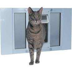 Aluminum Sash Window Pet Door 32"