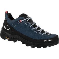 Salewa Man Hiking Shoes Salewa Women's Walking Boots Alp Trainer Gtx W Dark Denim/Black for Women