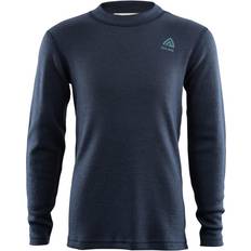 Aclima Superundertøy Aclima WarmWool Crew Neck Junior Dark