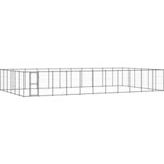 vidaXL udendørs hundebur 79,86 m²