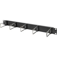 Organizzatori Cavi Digitus DN-97667 19 pollici Pannello passacavi per armadio rack 1 U Nero