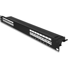 DeLock 19 Patch Panel 16 Port Cat 6A 1U