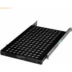 Digitus Contenitori a Parete Digitus DN-19 TRAY-2-1000SW 19 pollici Ripiano porta apparecchi per armadio rack 1 U Espandibile Adatto per profondità armadio: 1000 mm Nero