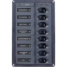 BEP Bep lux strømpanel 8 kontakter, 12v